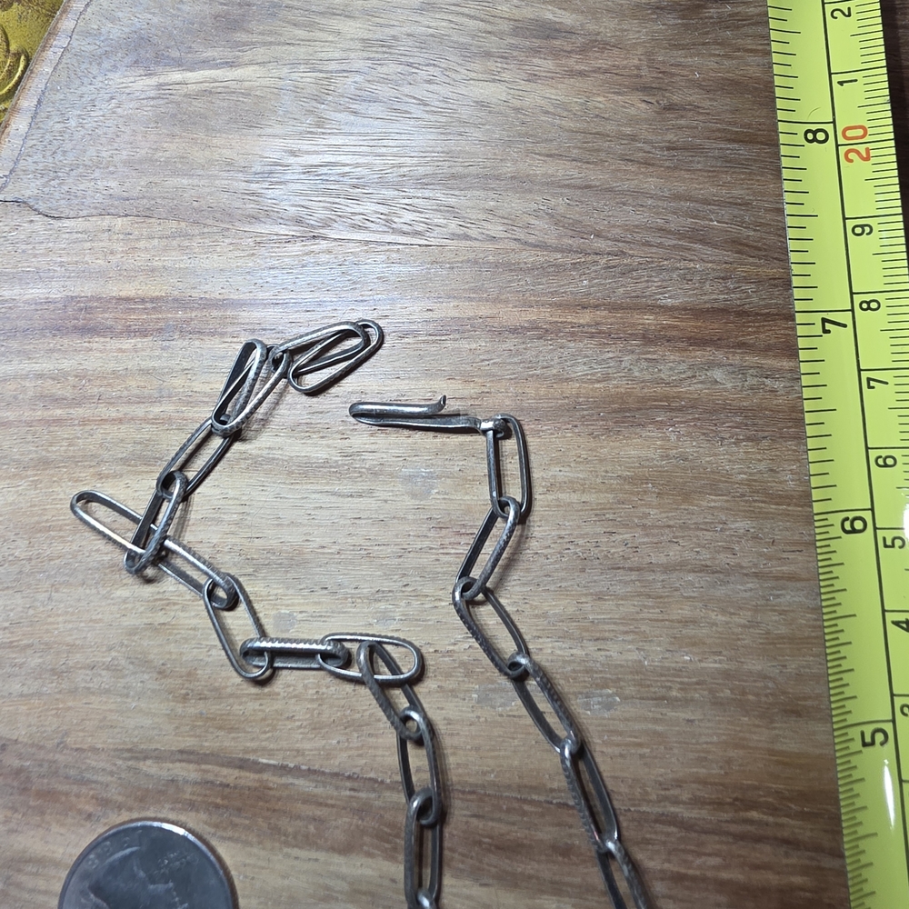Sterling Chain Link Necklace - Picture 4 of 6